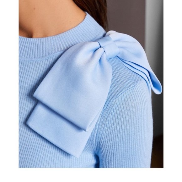 Ted Baker Bow Detail Ribbed Knit Sweater - Picture 10 of 12